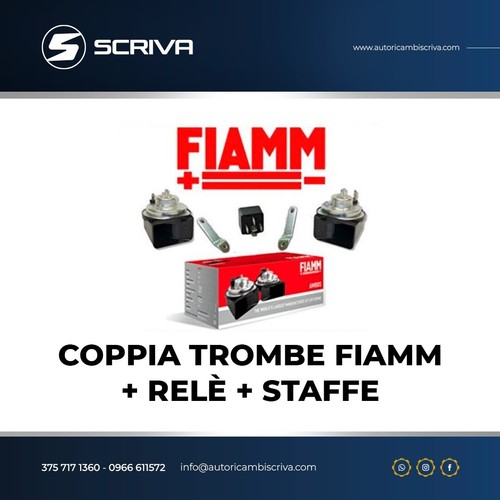 Fiamm coppia trombe clacson - fiamm,