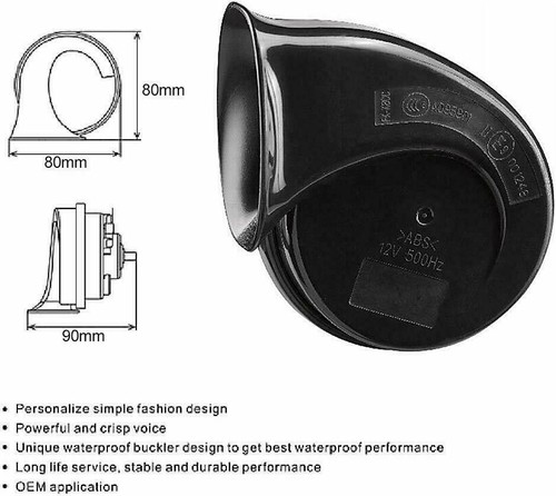 Ricambio tromba clacson 12v - ricambio,
