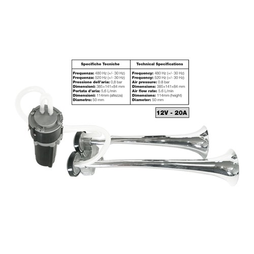 Tromba bitonale truck 12v - tromba,