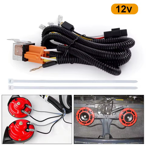 Kit cablaggio clacson 12v con - kit,